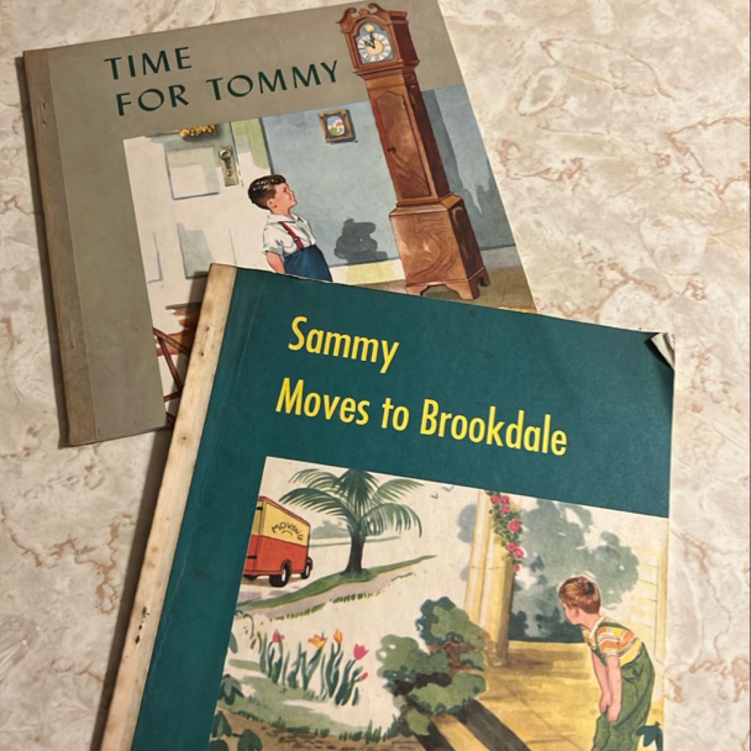 Time For Tommy and Sammy Moves to Brookdale bundle of 2 books