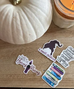 Halloween Hocus Pocus Bookish Sticker Bundle