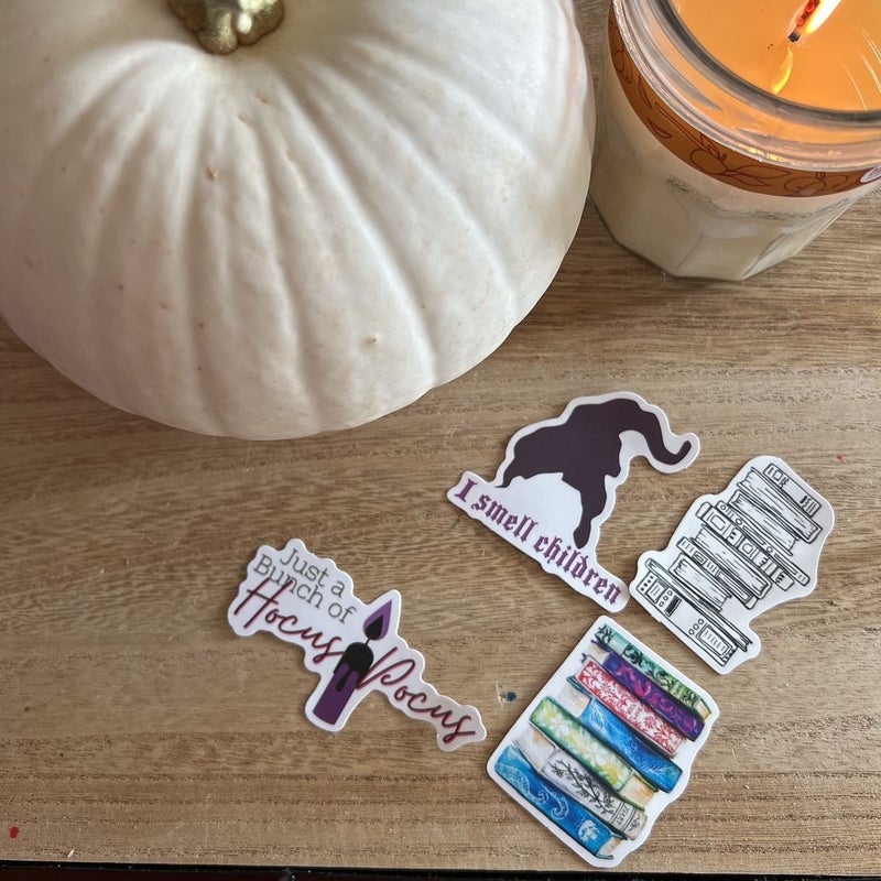 Halloween Hocus Pocus Bookish Sticker Bundle