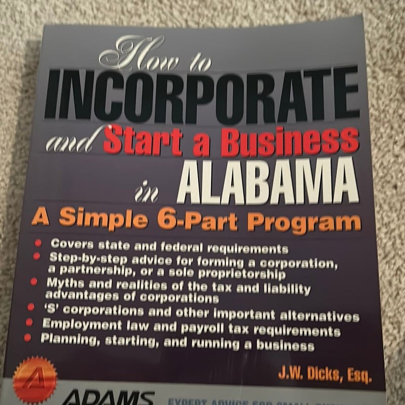 How to Incorporate and Start a Business in Alabama