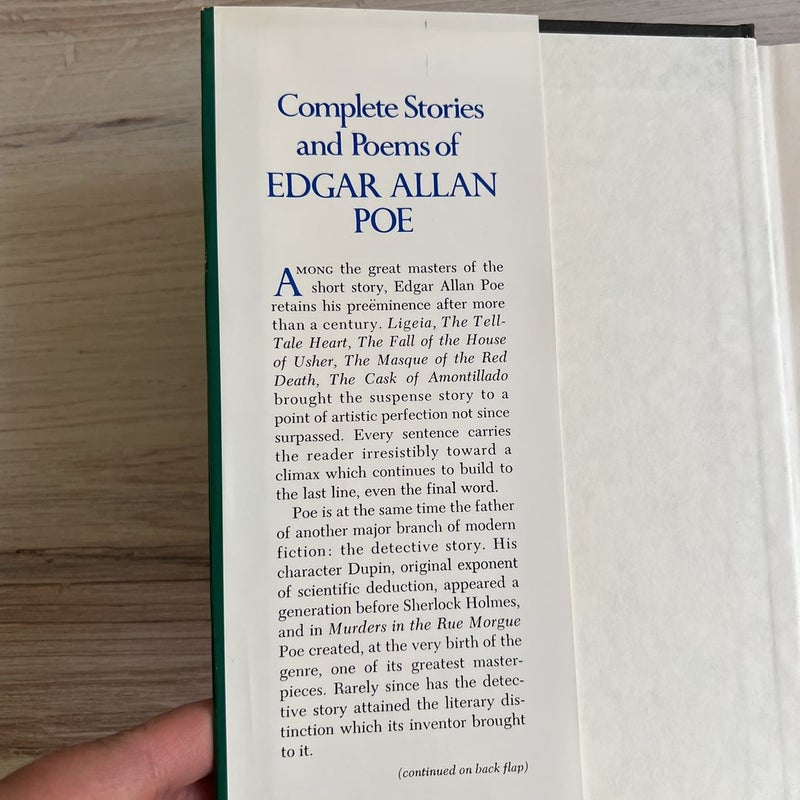 Complete Stories and Poems of Edgar Allan Poe