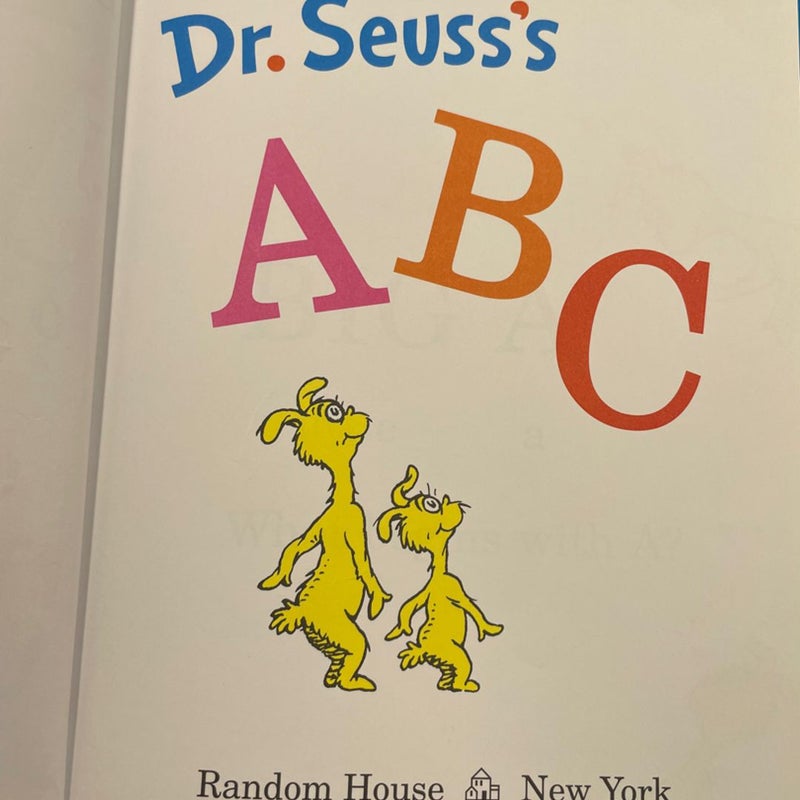 Dr Seuss ABC Collectors Edition 8” x 11” by kohl’s cares hardcover book