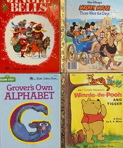 Jingle Bells / Mickey Mouse / Grover’s Own Alphabet / Winnie the Pooh and Tigger  