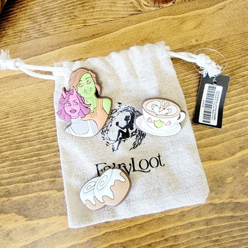 Fairyloot Legends and Lattes Charms