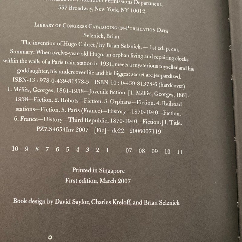 The Invention of Hugo Cabret