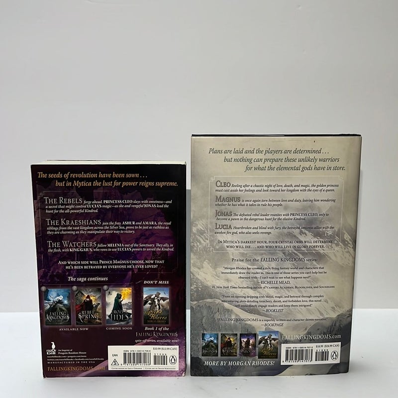 Falling Kingdoms Series (2 Book) Bundle: Gathering Darkness & Frozen Tides 