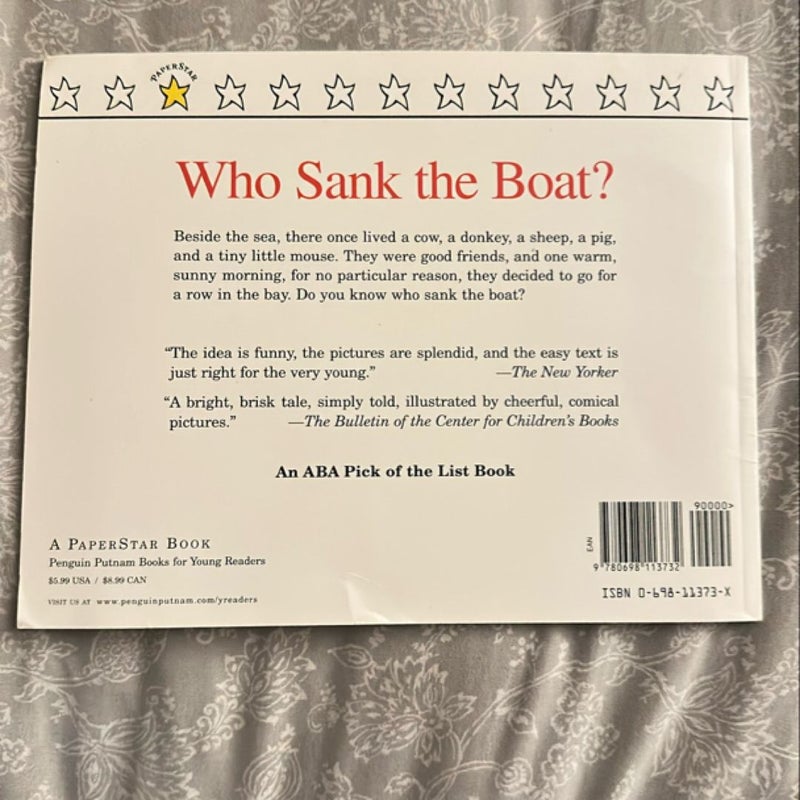 Who Sank the Boat?