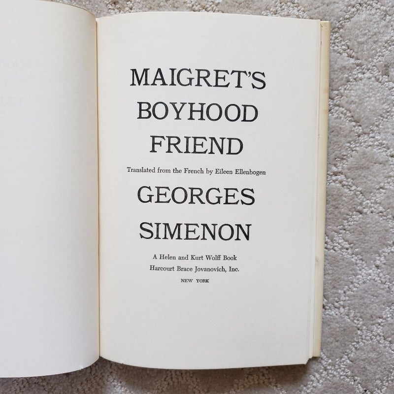 Maigret's Boyhood Friend (Book Club Edition, 1970)