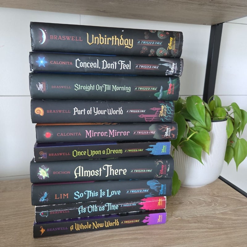Disney Twisted Tales book set (10 books)