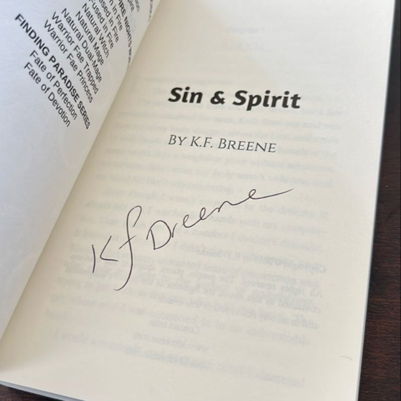 Sin and Spirit