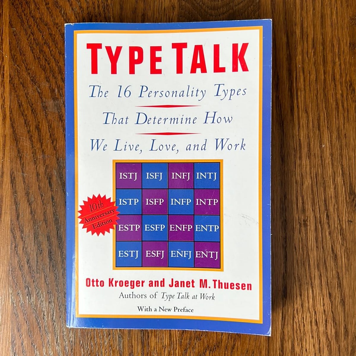 Type Talk by Otto Kroeger, Janet M. Thuesen