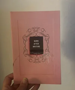 Burn after Writing (Pink)