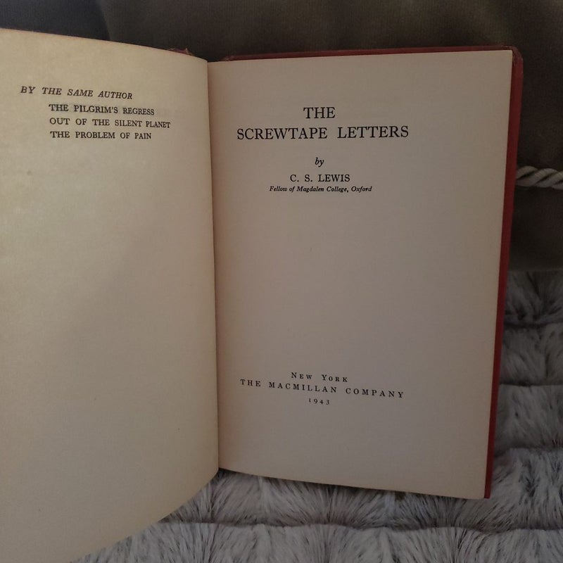 THE SCREWTAPE LETTERS 