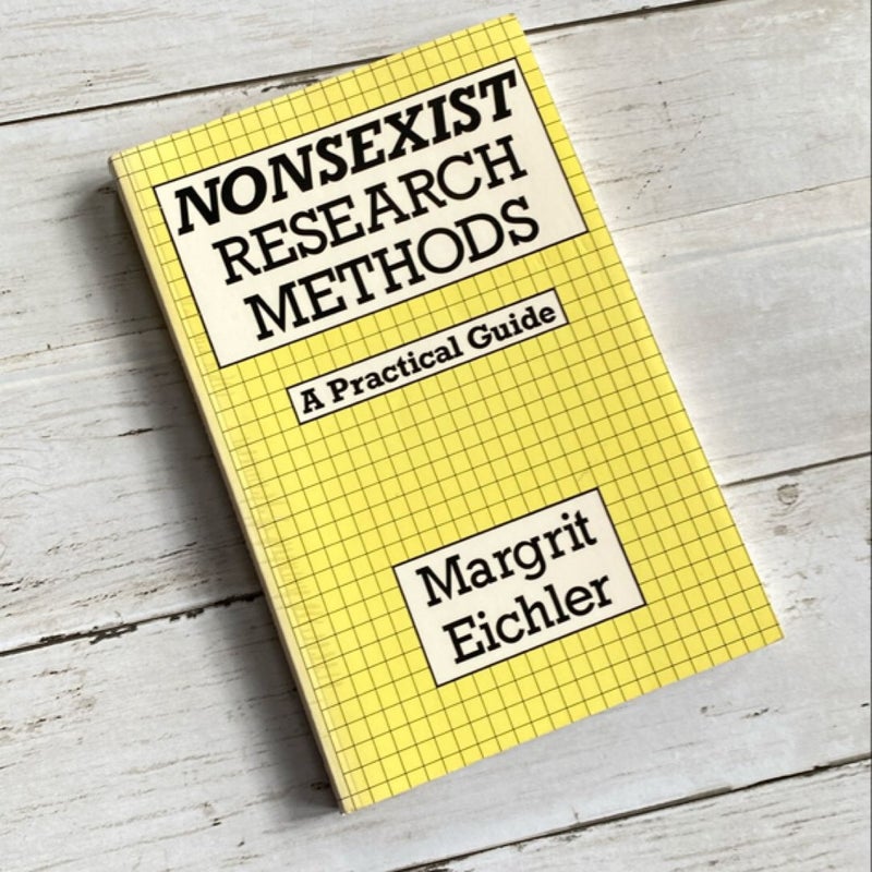 Nonsexist Research Methods