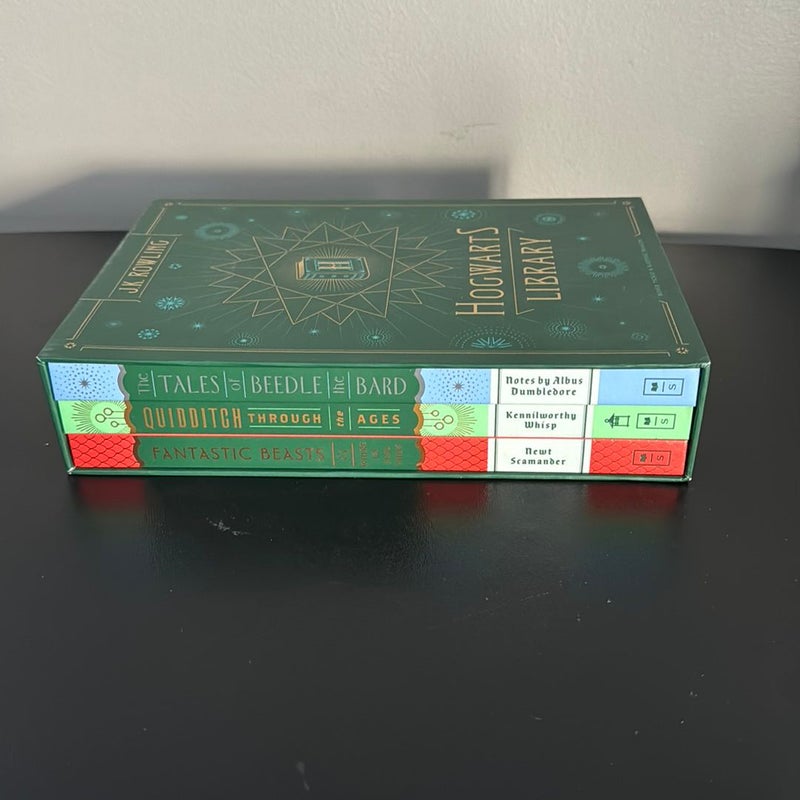 Hogwarts library Books 1-3 Box Set