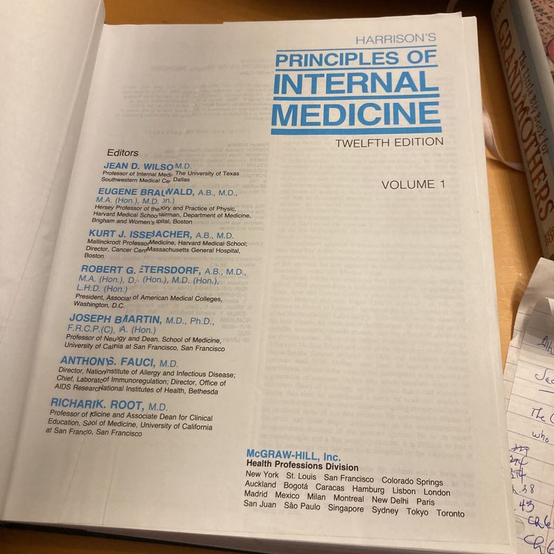 Principles of Internal Medicine Vol. 1 & 2