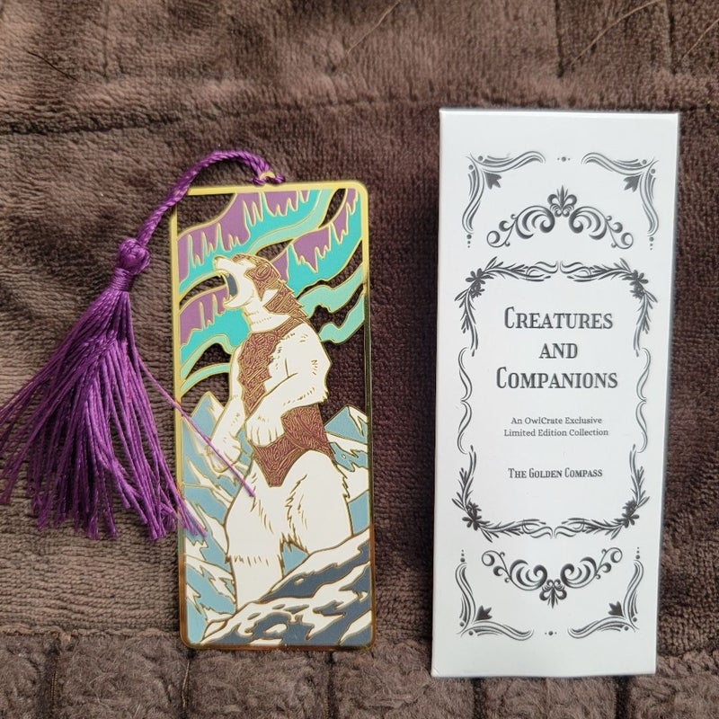 Owlcrate The Golden Compass Creatures and Companions Bookmark