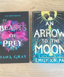 Fairyloot Paperbacks - Beasts of Prey, An Arrow to the Moon