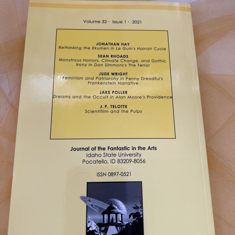 Journal of the fantastic in the arts vol 32 issue 1 2021