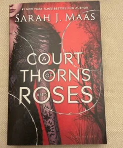 A Court of Thorns and Roses PRINTED ROSE WITH BOOK SARAH MAAS