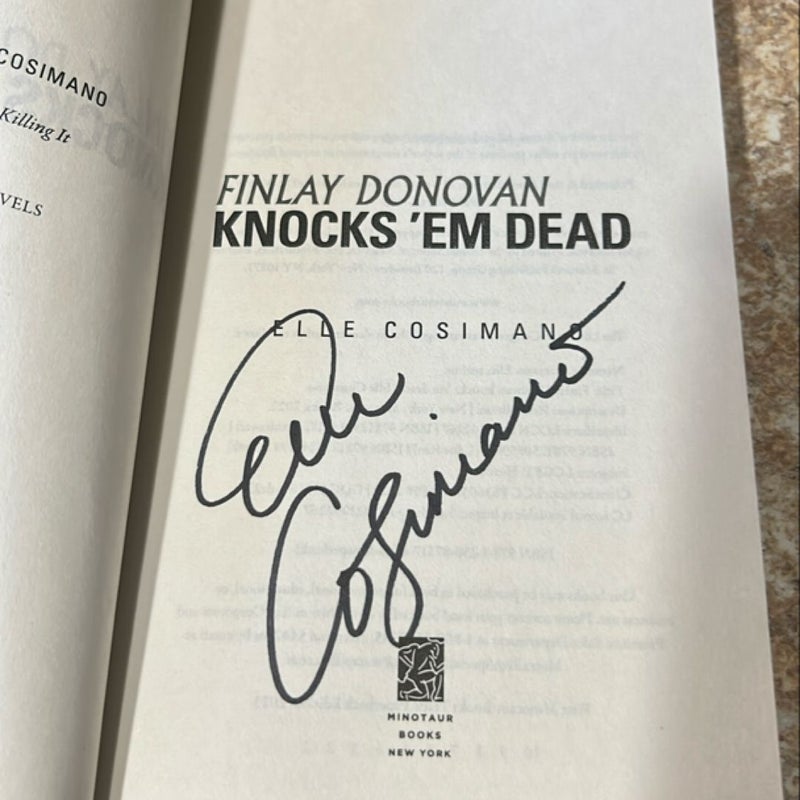 Finlay Donovan Knocks 'Em Dead - SIGNED