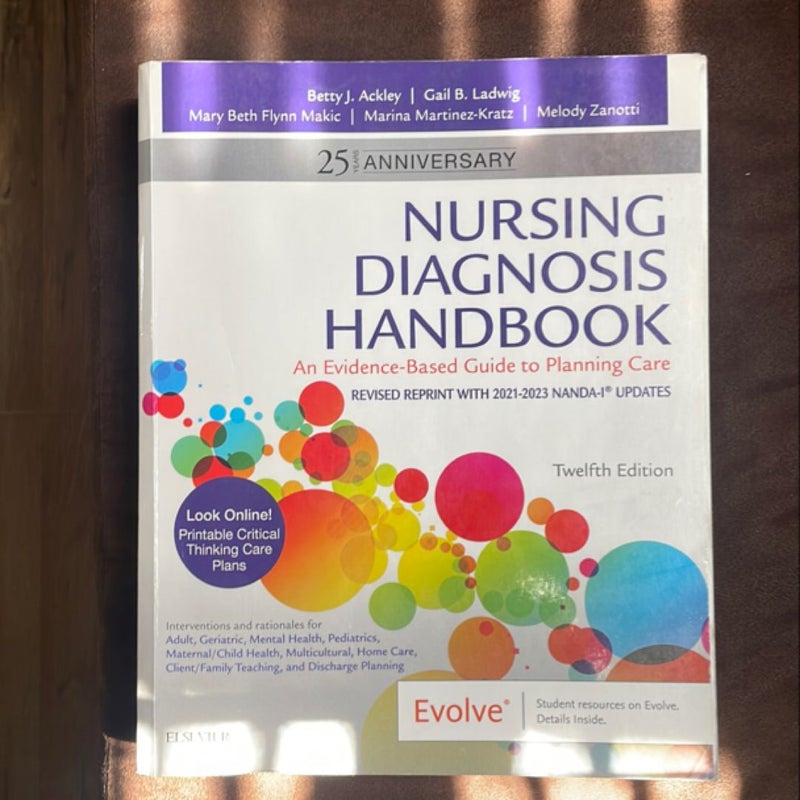 Nursing Diagnosis Handbook, 12th Edition Revised Reprint with 2021-2023 NANDA-I® Updates