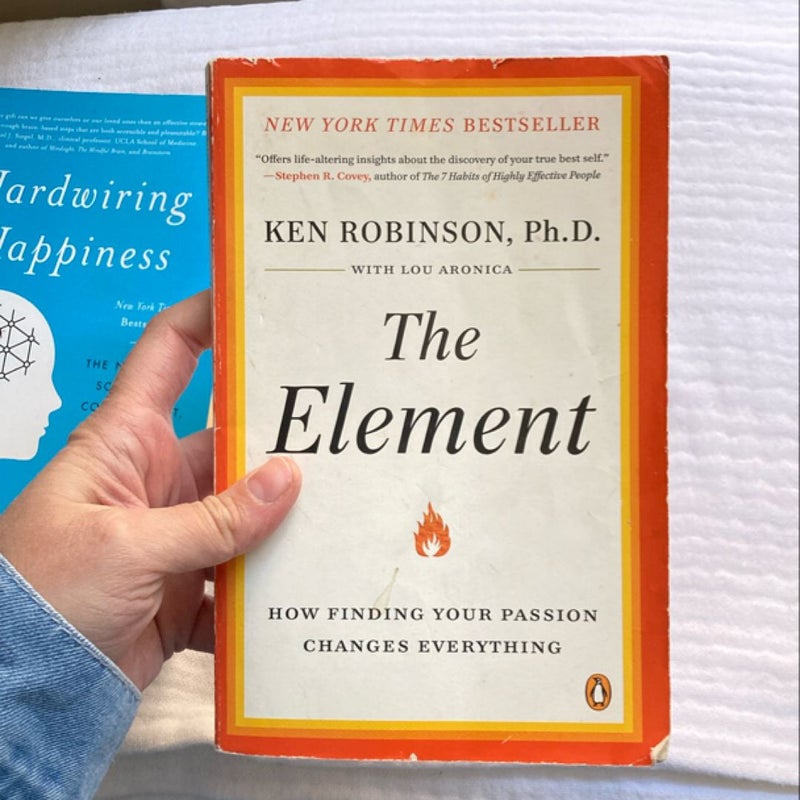 Self Help Bundle: The Four Agreements, The Element, Hardwiring Happiness