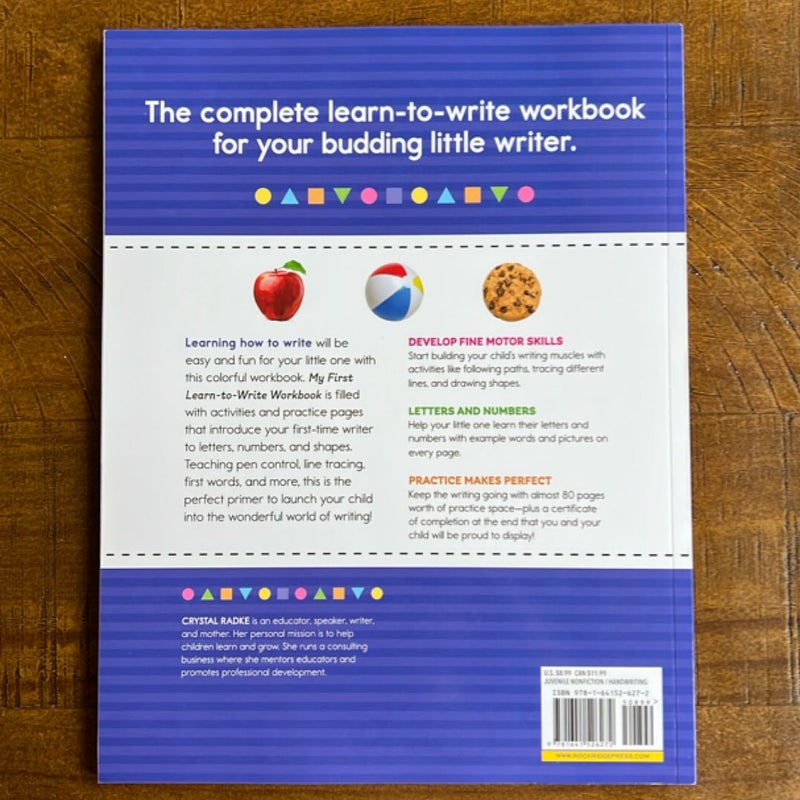 My First Learn to Write Workbook