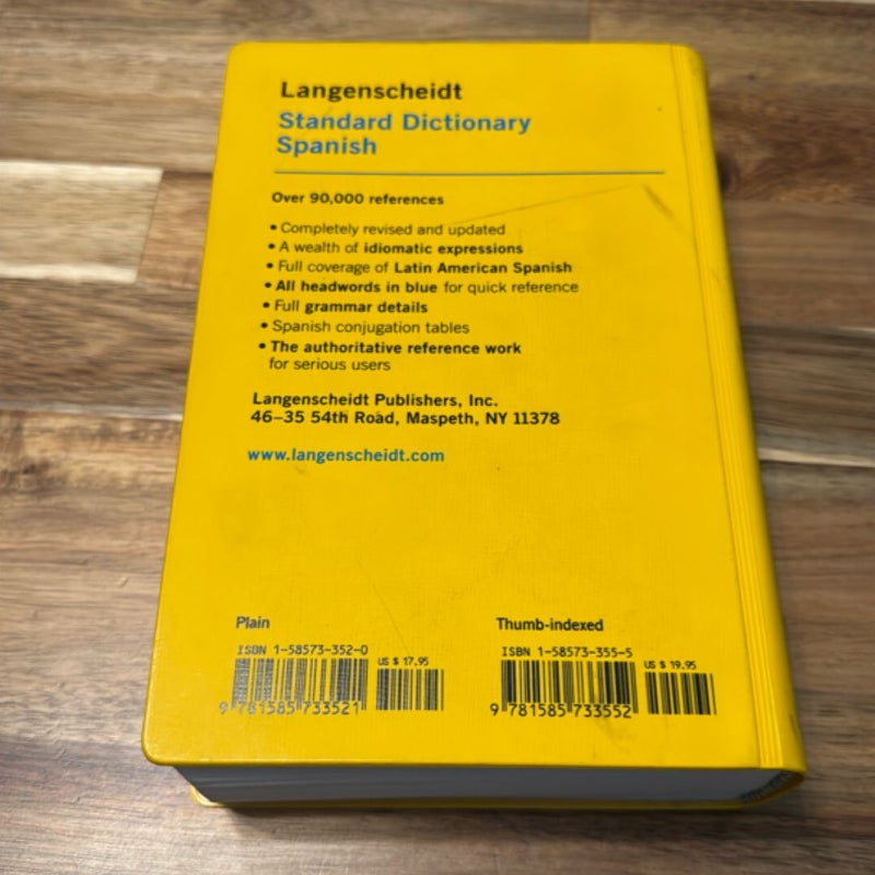 Standard Spanish Dictionary