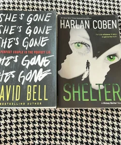 YA thriller bundle: She's Gone and Shelter