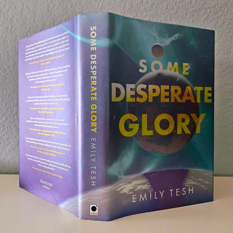 Some Desperate Glory by Emily Tesh HUGO award winner Illumicrate Special Edition