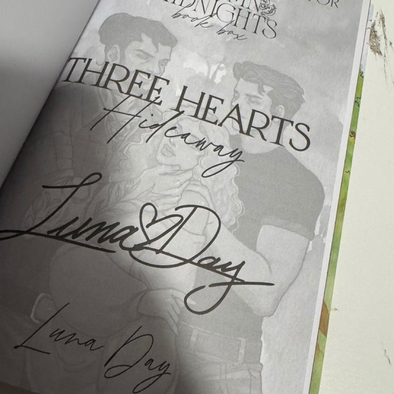 Autumn Midnights Three Hearts Hideaway SIGNED