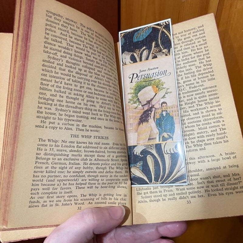 JANE AUSTEN Handmade Bookmarks Victorian Regency Classics Emma Persuasion Pride & Prejudice