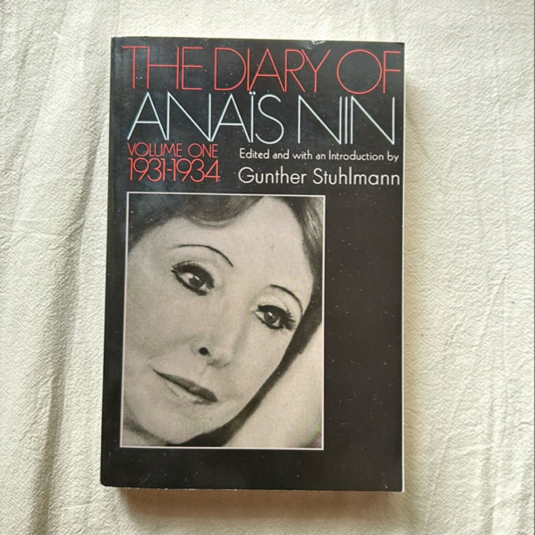 The Diary of Anais Nin Volume 1 1931-1934