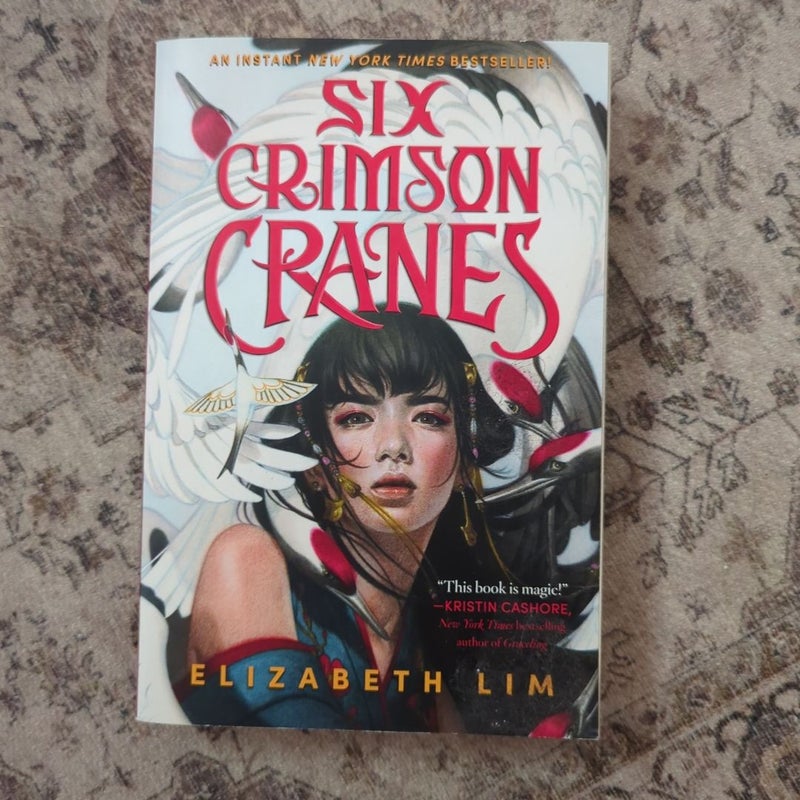 Six Crimson Cranes
