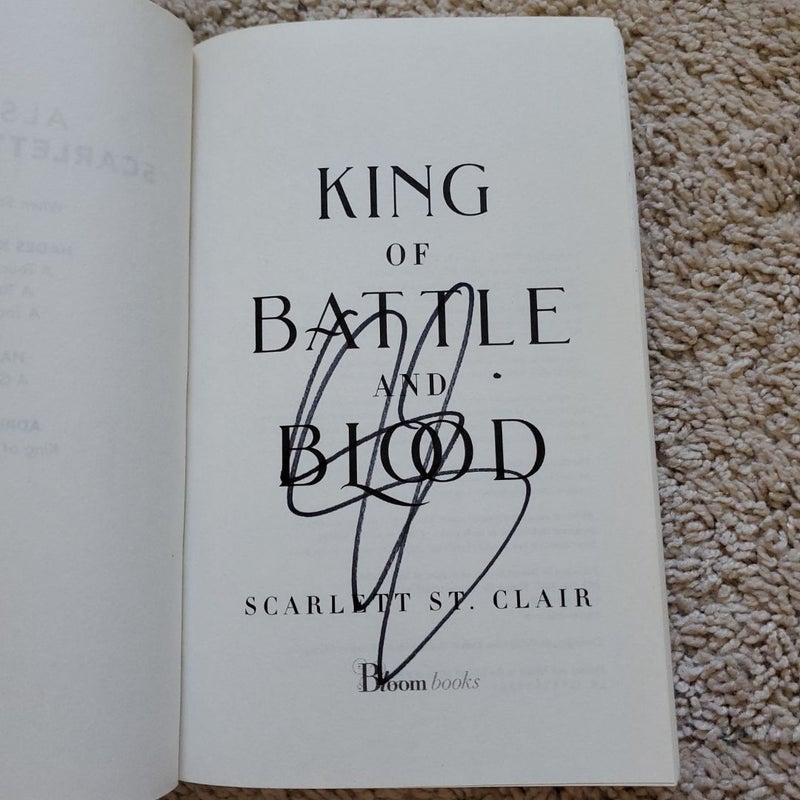 King of Battle and Blood - Signed