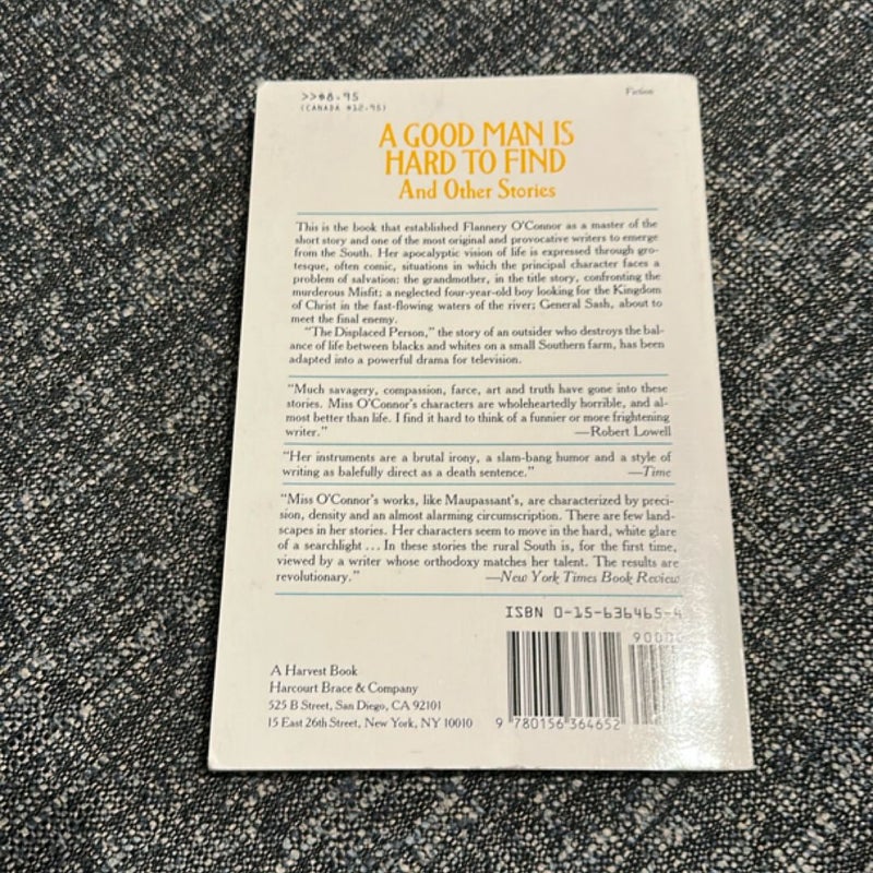 A Good Man Is Hard to Find