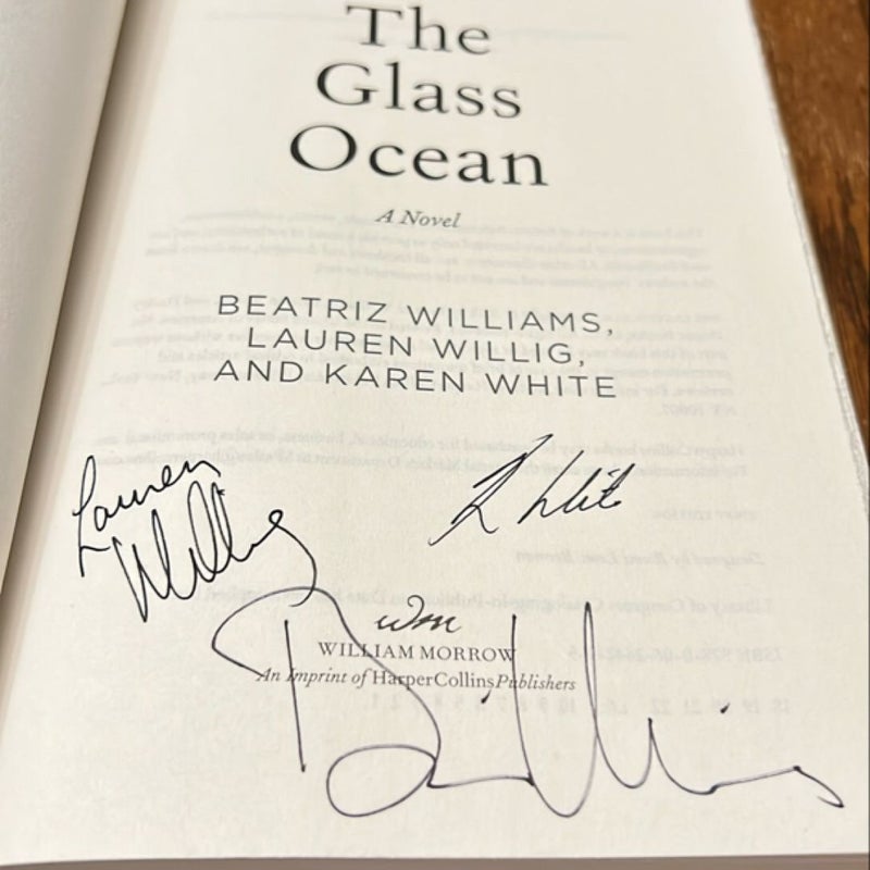 The Glass Ocean (signed by all three authors)