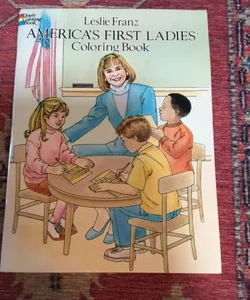 American First Ladies Coloring Book 90s