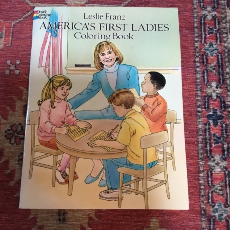 American First Ladies Coloring Book 90s