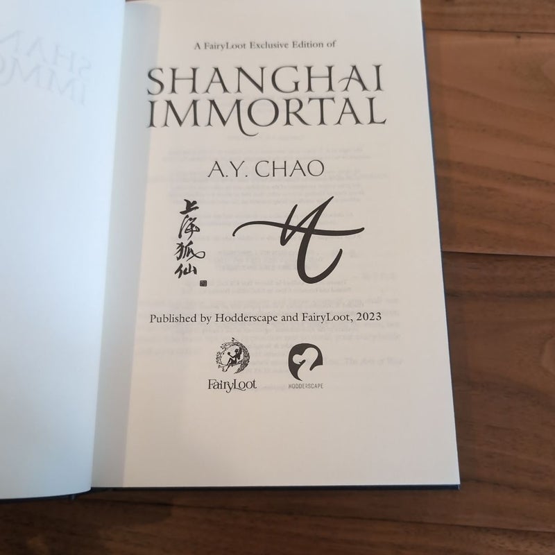 Shanghai Immortal - Fairyloot Special Ed
