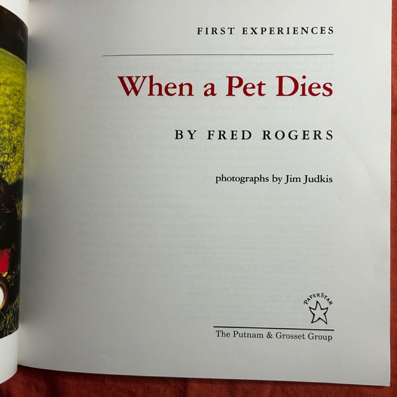 When a Pet Dies