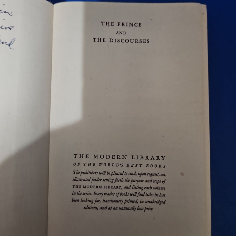 The Prince and The Discourses