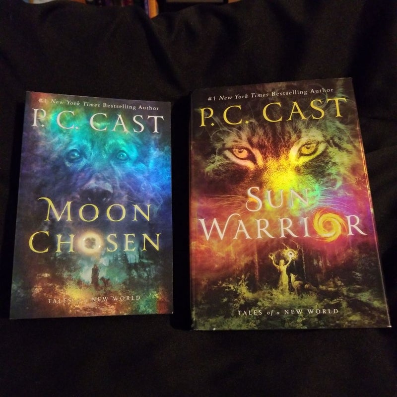 Moon Chosen (vol 1) and Sun Warrior (vol 2)