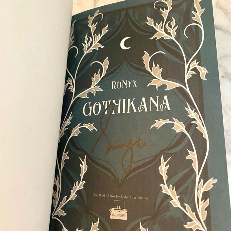 Bookish Box Darkly - Gothikana