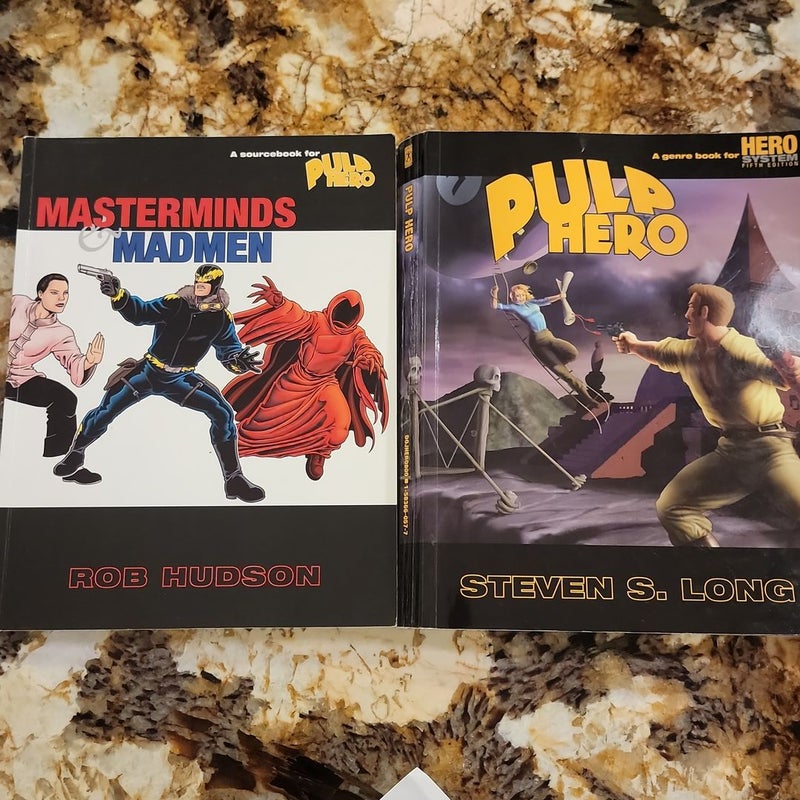 Pulp Hero ***missing pages ** Masterminds and Madmen **missing pages **