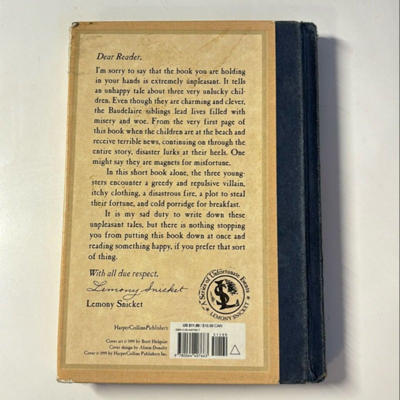 A Series of Unfortunate Events #1: the Bad Beginning