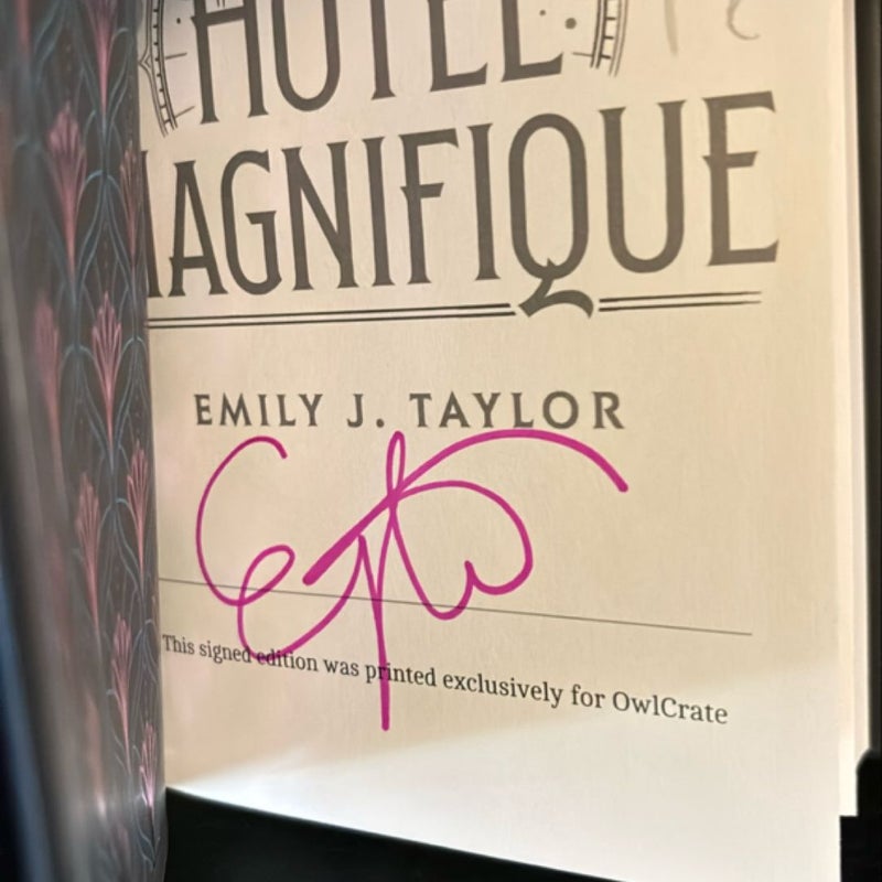 Owlcrate Signed Hotel Magnifique 