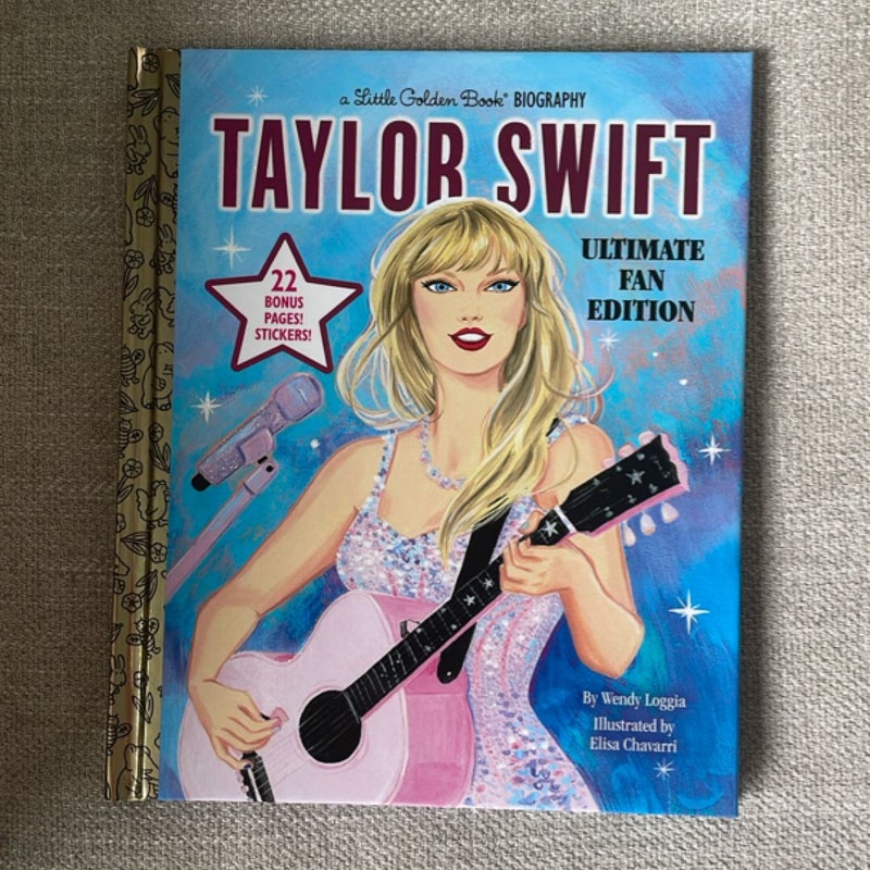 Taylor Swift Ultimate Fan Edition Little Golden Book Biography
