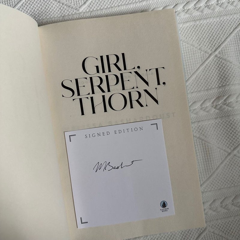 Girl, Serpent, Thorn special edition 